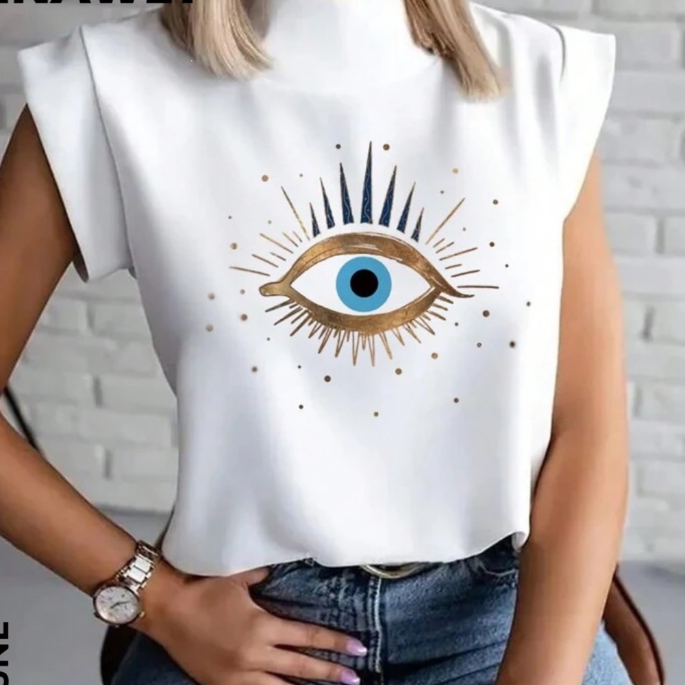 5 for $20 MIX N MATCH NIB Eye Graphic Women's Top